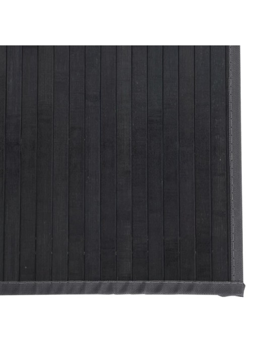 Paklājs, taisnstūra forma, pelēks, 70x300 cm, bambuss