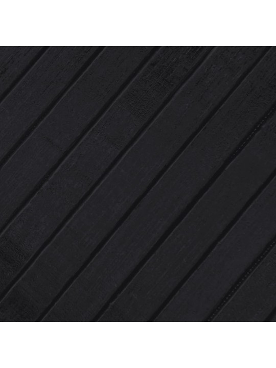 Paklājs, taisnstūra forma, melns, 70x1000 cm, bambuss