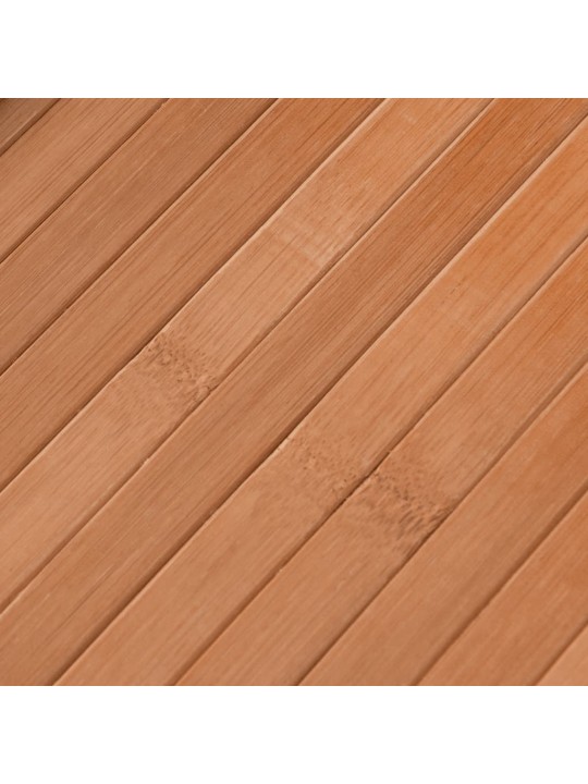 Paklājs, taisnstūra forma, dabīga krāsa, 80x300 cm, bambuss