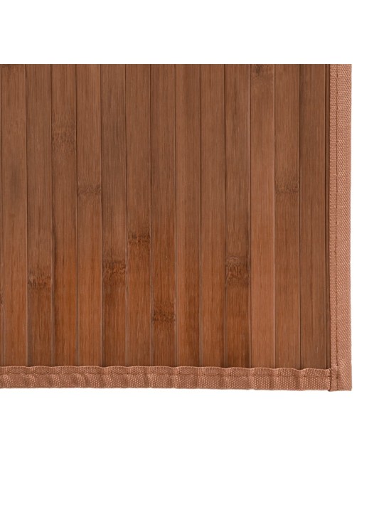 Paklājs, taisnstūra forma, brūns, 80x500 cm, bambuss