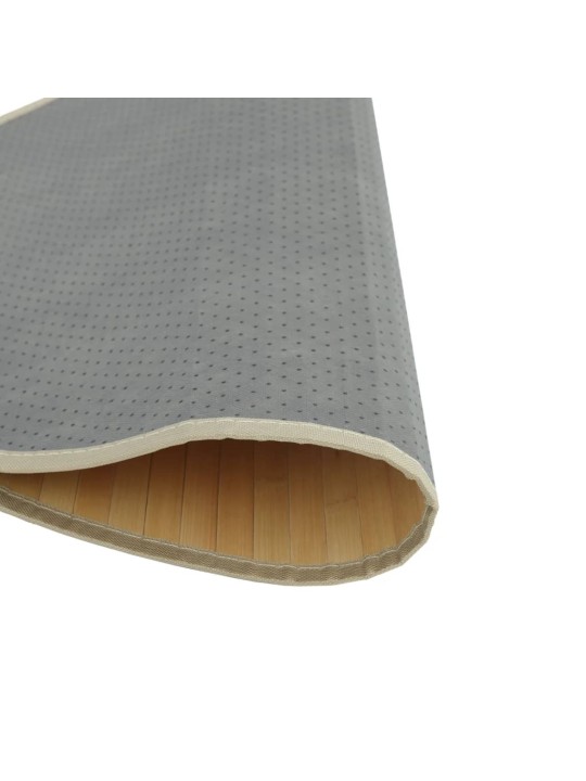 Paklājs, apaļš, dabīga krāsa, 100 cm, bambuss