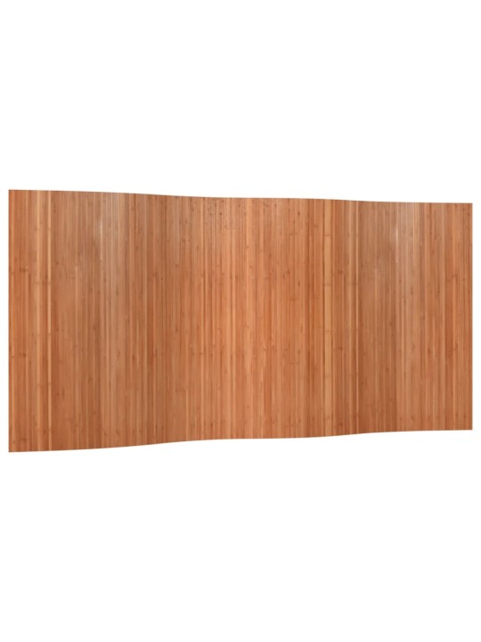 Istabas aizslietnis, brūns, 165x400 cm, bambuss