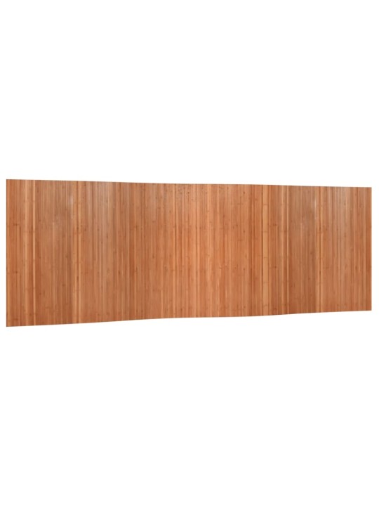 Istabas aizslietnis, brūns, 165x600 cm, bambuss