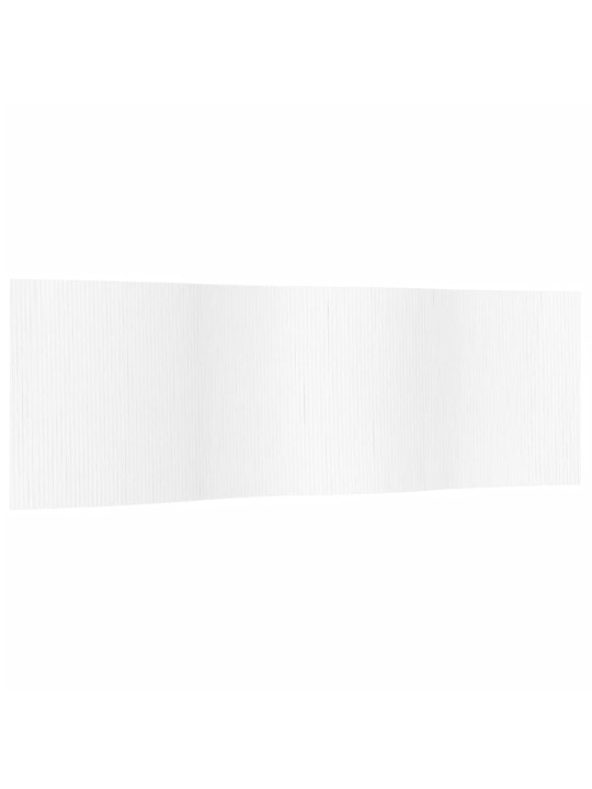 Istabas aizslietnis, balts, 165x600 cm, bambuss