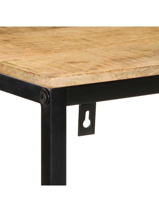 Grāmatu plaukts brūna 70 x 35 x 110 cm mango masīvkoks