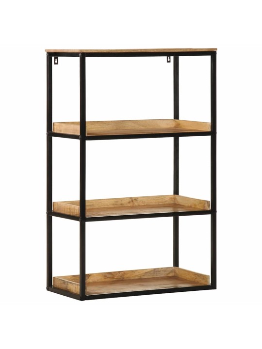 Grāmatu plaukts brūna 70 x 35 x 110 cm mango masīvkoks