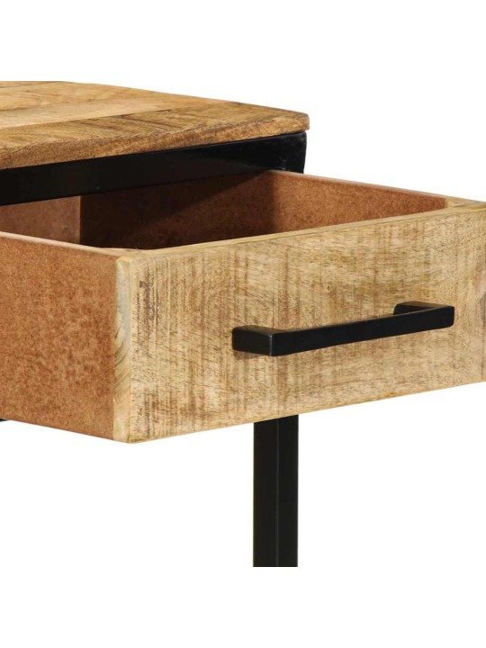 Rakstāmgalds ar plauktu brūna 100 x 50 x 75 cm mango masīvkoks