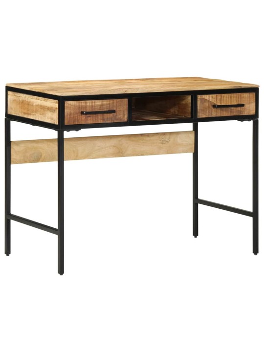 Rakstāmgalds ar plauktu brūna 100 x 50 x 75 cm mango masīvkoks
