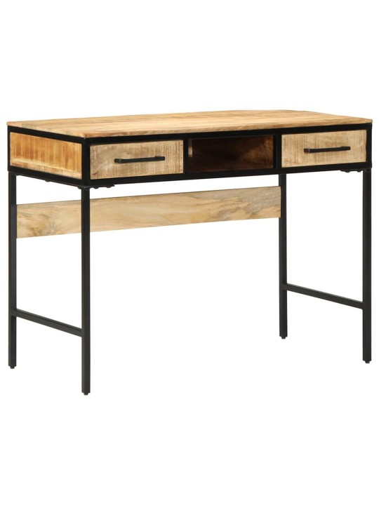 Rakstāmgalds ar plauktu brūna 100 x 50 x 75 cm mango masīvkoks