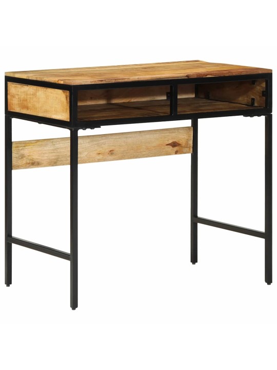 Rakstāmgalds ar plauktu brūna 80 x 50 x 75 cm mango masīvkoks