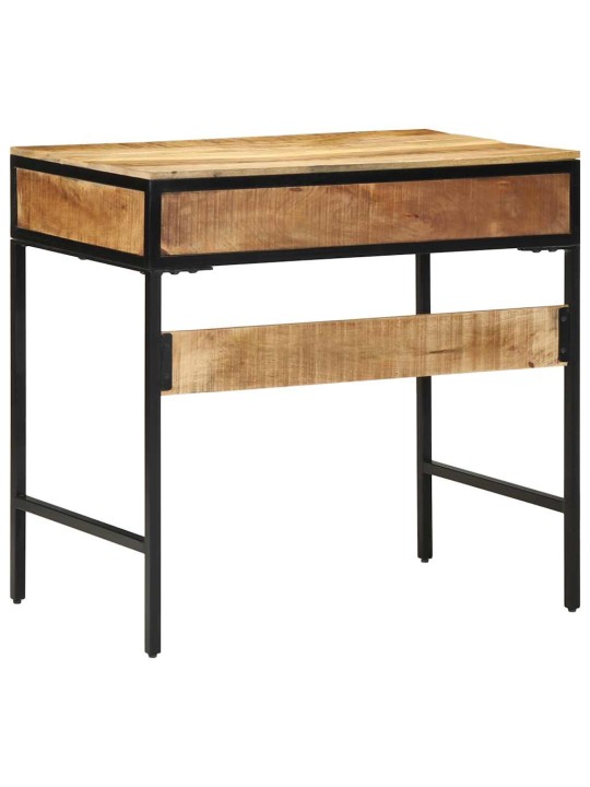 Rakstāmgalds ar plauktu brūna 80 x 50 x 75 cm mango masīvkoks