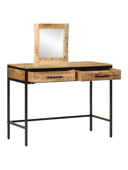 Dressing galds brūna 100 x 40 x 120 cm mango masīvkoks