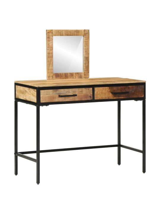 Dressing galds brūna 100 x 40 x 120 cm mango masīvkoks