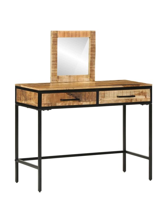 Dressing galds brūna 100 x 40 x 120 cm mango masīvkoks