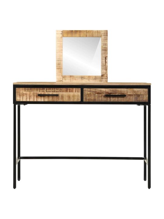 Dressing galds brūna 100 x 40 x 120 cm mango masīvkoks