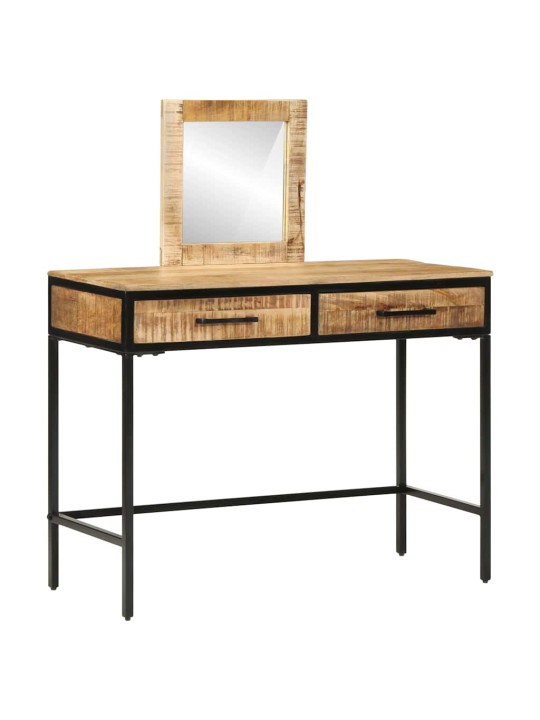Dressing galds brūna 100 x 40 x 120 cm mango masīvkoks