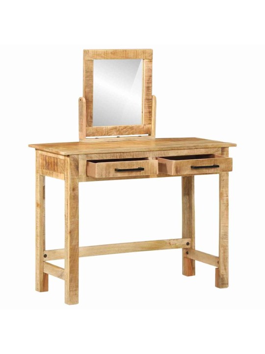 Dressing galds brūna 100 x 40 x 120 cm mango masīvkoks