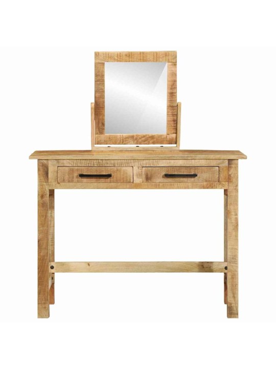 Dressing galds brūna 100 x 40 x 120 cm mango masīvkoks