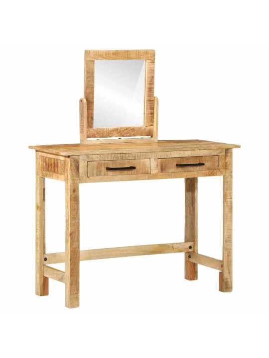 Dressing galds brūna 100 x 40 x 120 cm mango masīvkoks