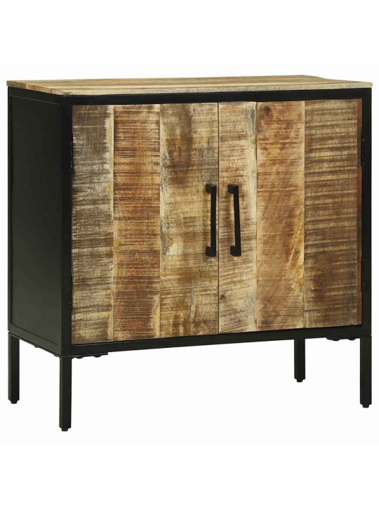 Sadaļas galds brūna 70 x 35 x 70 cm mango masīvkoks