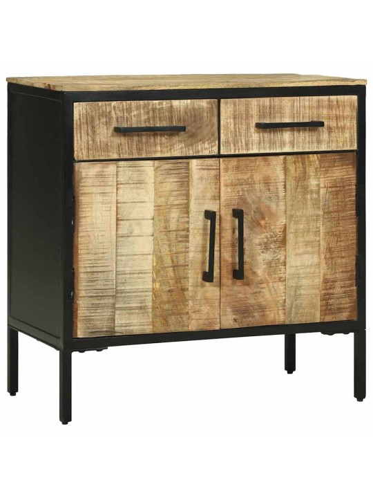 Sadaļas galds brūna 70 x 35 x 70 cm mango masīvkoks
