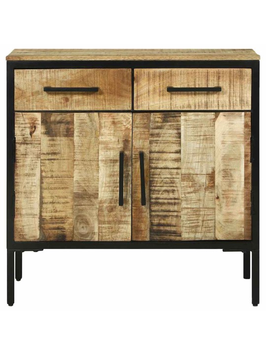 Sadaļas galds brūna 70 x 35 x 70 cm mango masīvkoks