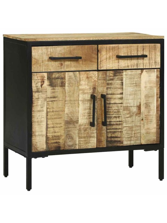 Sadaļas galds brūna 70 x 35 x 70 cm mango masīvkoks
