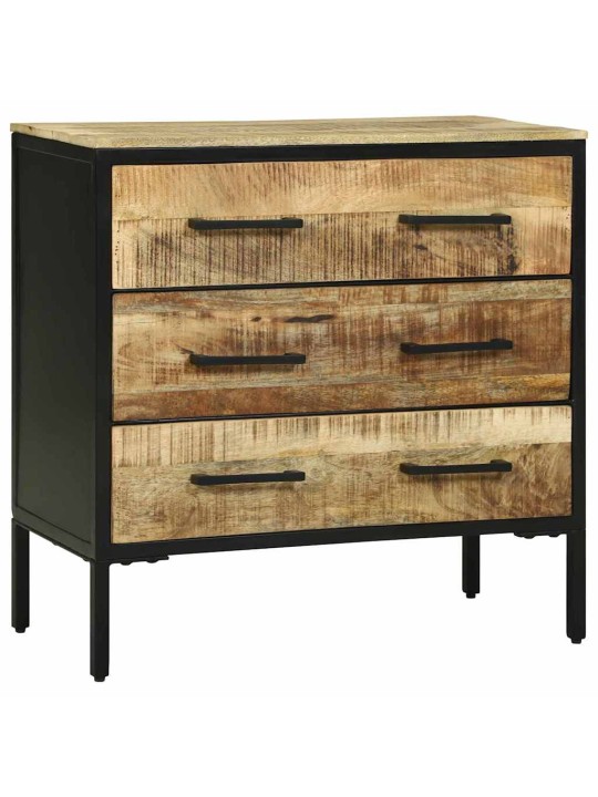 Sadaļas galds brūna 70 x 35 x 70 cm mango masīvkoks