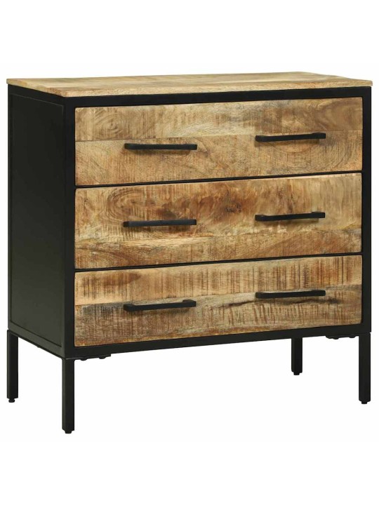 Sadaļas galds brūna 70 x 35 x 70 cm mango masīvkoks