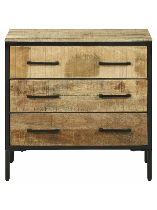 Sadaļas galds brūna 70 x 35 x 70 cm mango masīvkoks