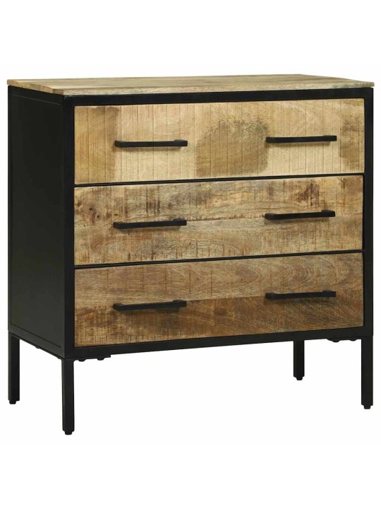Sadaļas galds brūna 70 x 35 x 70 cm mango masīvkoks