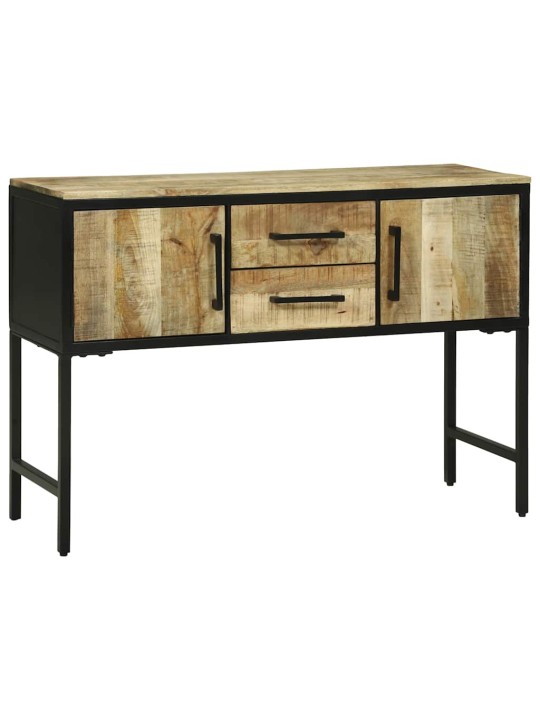 Konsoles galds ar durvīm brūna 100 x 35 x 70 cm mango masīvkoks