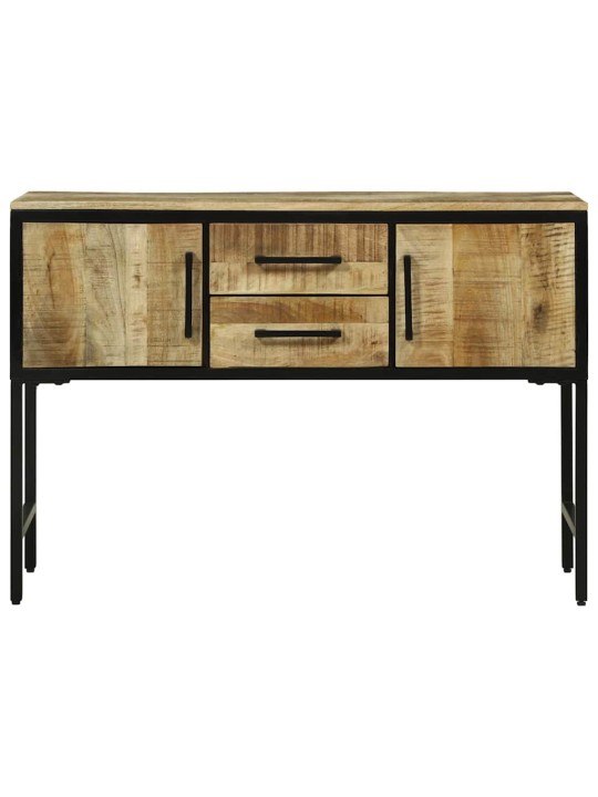 Konsoles galds ar durvīm brūna 100 x 35 x 70 cm mango masīvkoks