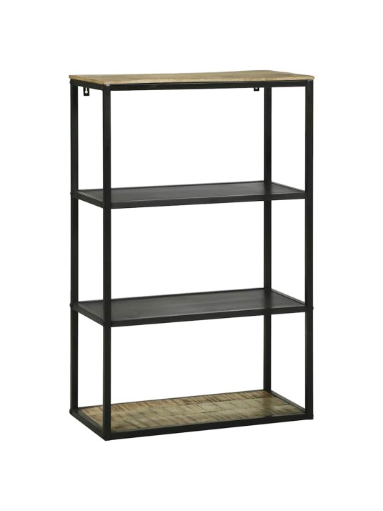 Grāmatu plaukts brūna 70 x 35 x 110 cm mango masīvkoks