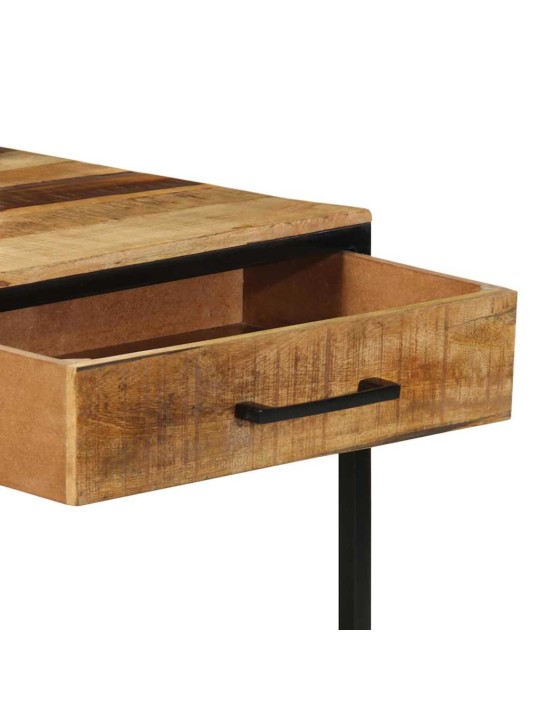 Konsoles galds brūna 100 x 55 x 75 cm mango masīvkoks