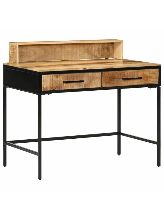 Konsoles galds brūna 100 x 55 x 75 cm mango masīvkoks