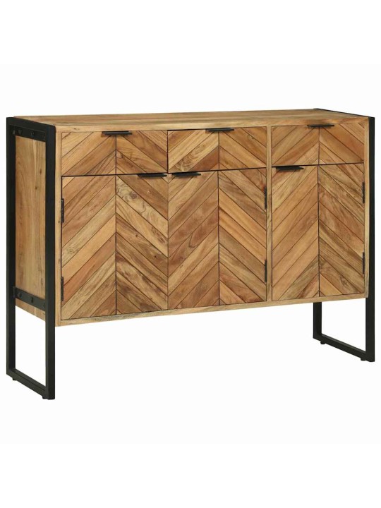 Kumode brūna 100 x 30 x 75 cm akācijas masīvkoks