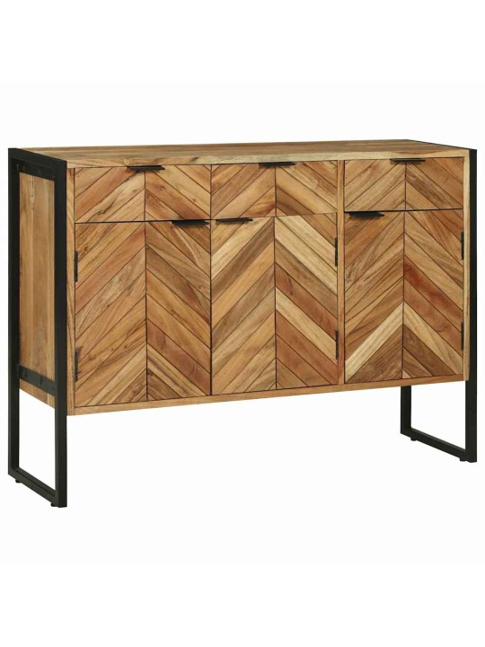 Kumode brūna 100 x 30 x 75 cm akācijas masīvkoks