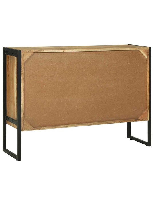 Kumode brūna 100 x 30 x 75 cm akācijas masīvkoks