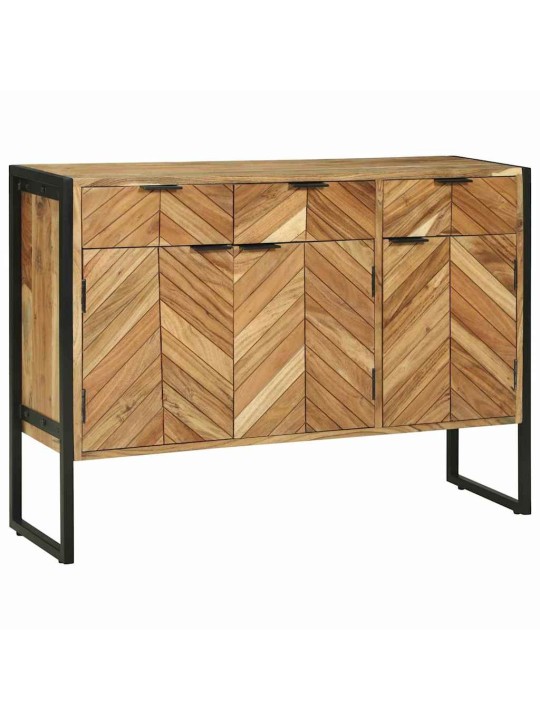 Kumode brūna 100 x 30 x 75 cm akācijas masīvkoks