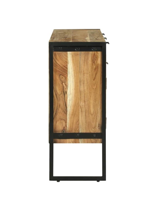Kumode brūna 100 x 30 x 75 cm akācijas masīvkoks