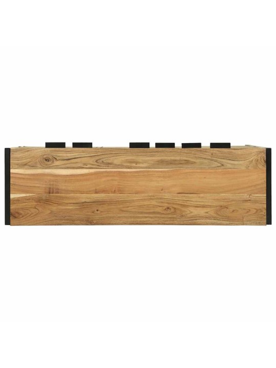 Kumode brūna 100 x 30 x 75 cm akācijas masīvkoks