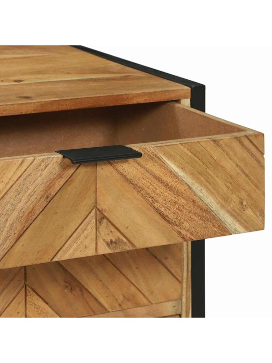 Kumode brūna 50 x 35 x 75 cm akācijas masīvkoks