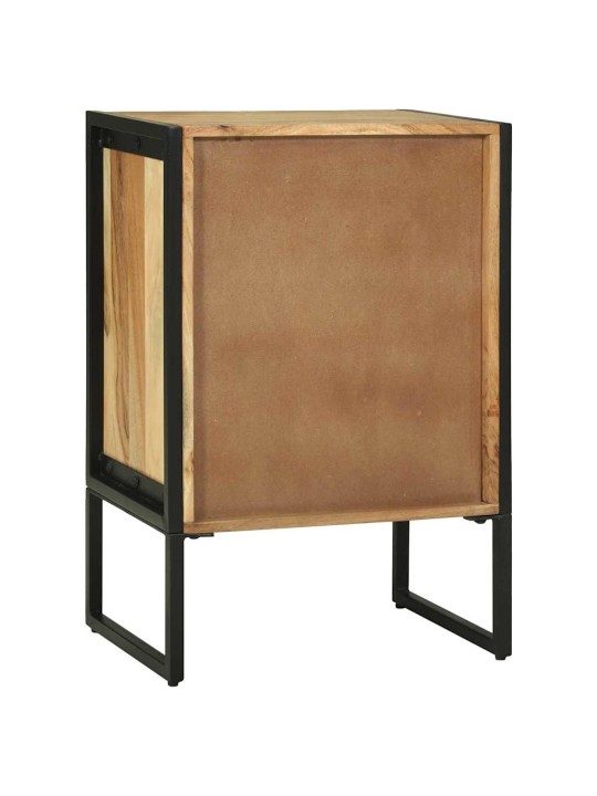 Kumode brūna 50 x 35 x 75 cm akācijas masīvkoks