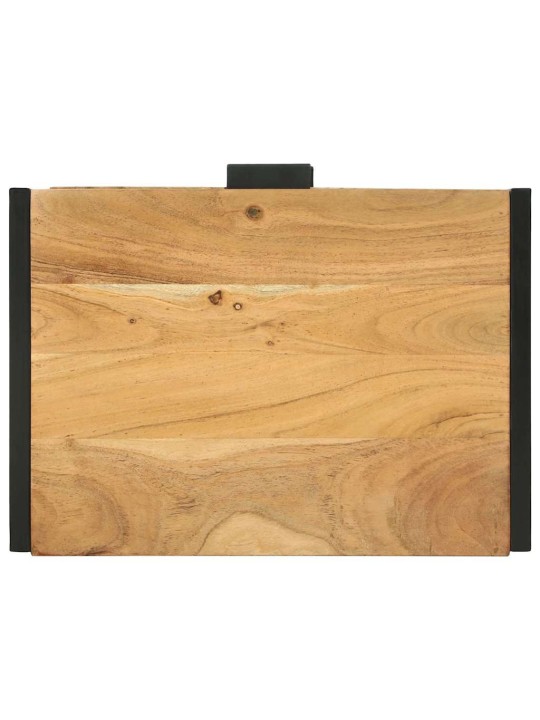 Kumode brūna 50 x 35 x 75 cm akācijas masīvkoks