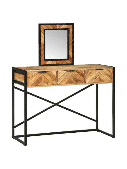 Dressing galds brūna 100 x 40 x 120 cm akācijas masīvkoks