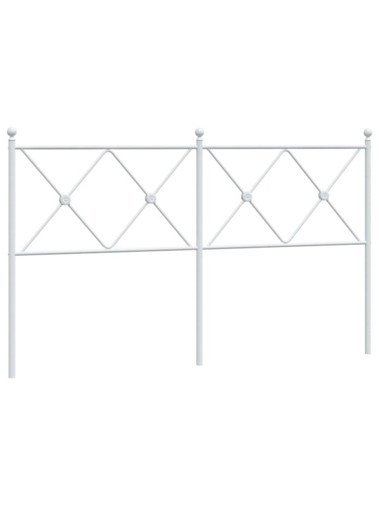 Gultas galvgalis, balts, 150 cm
