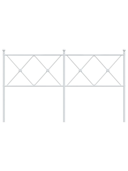 Gultas galvgalis, balts, 150 cm