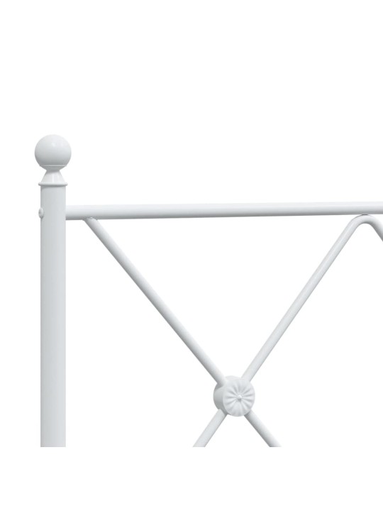 Gultas galvgalis, balts, 150 cm