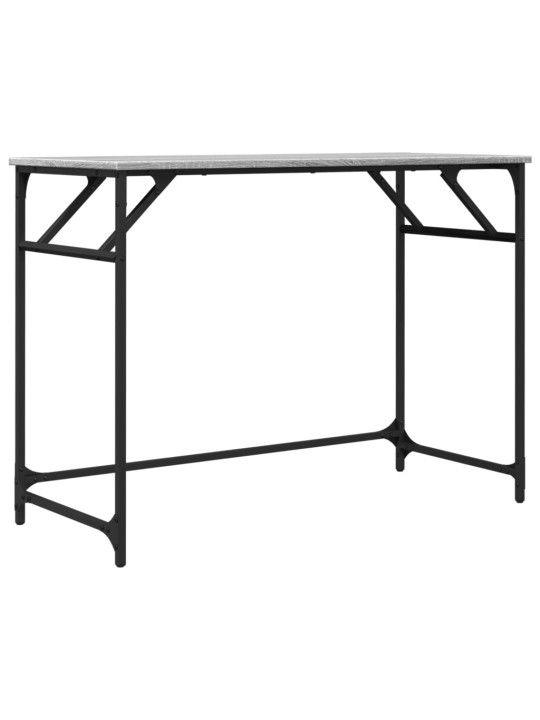Rakstāmgalds, pelēks, 100x45x76 cm, inženierijas koks, tērauds